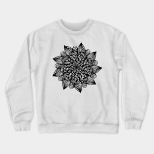 Abstract Symmetrical Mandala Flower GC-002 Crewneck Sweatshirt